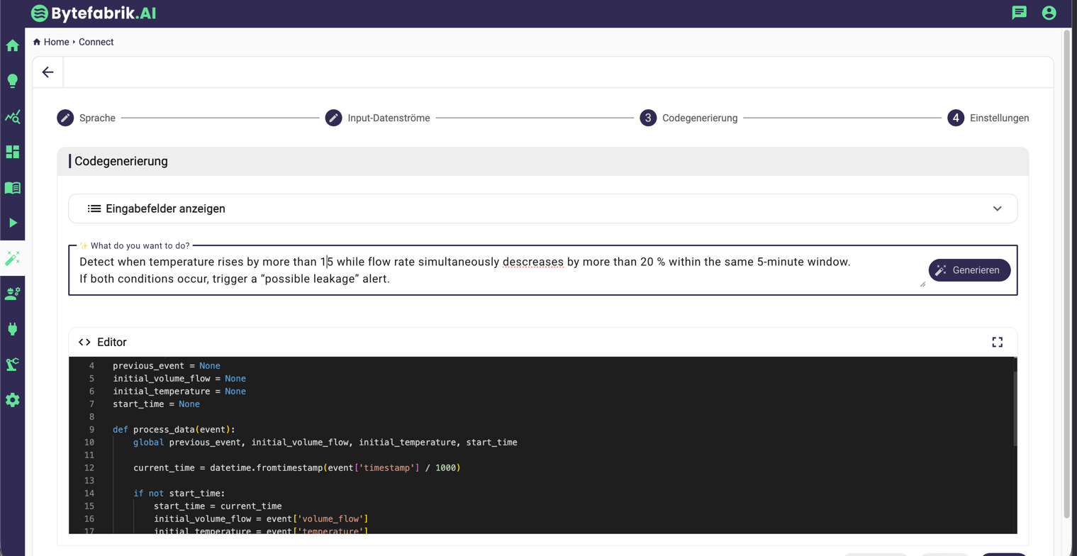 AI Pipelines Codegenerierung