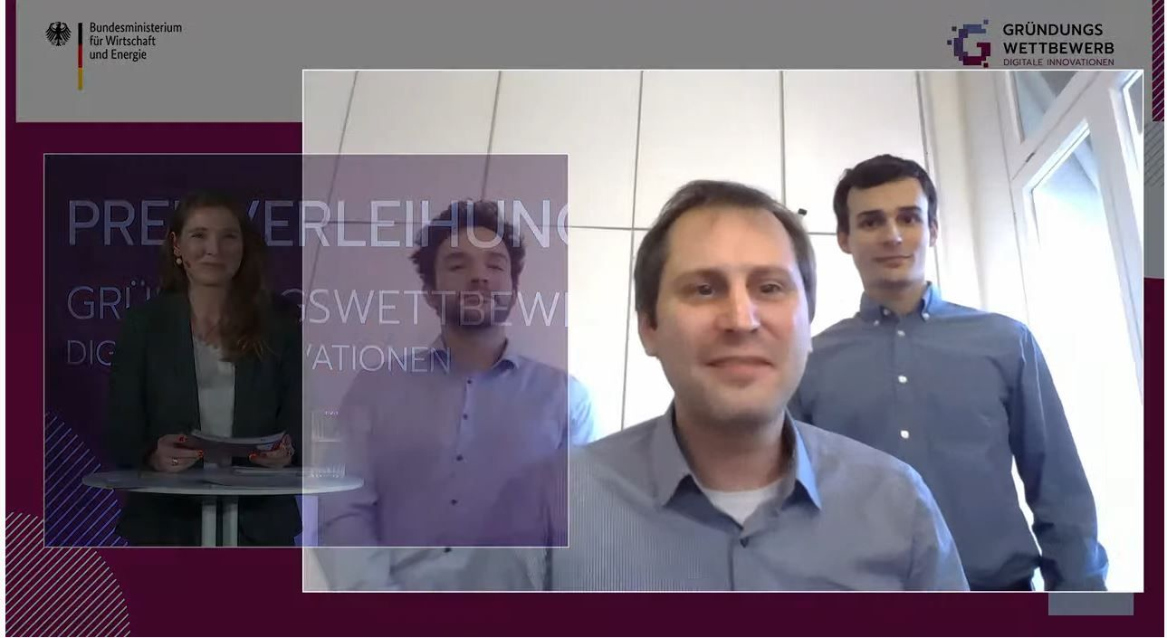 Bytefabrik wird mit Gründungspreis+ ausgezeichnet