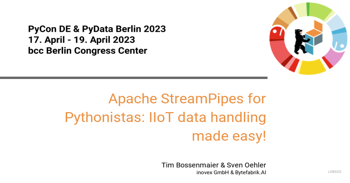 Bytefabrik auf der Pycon DE 2023