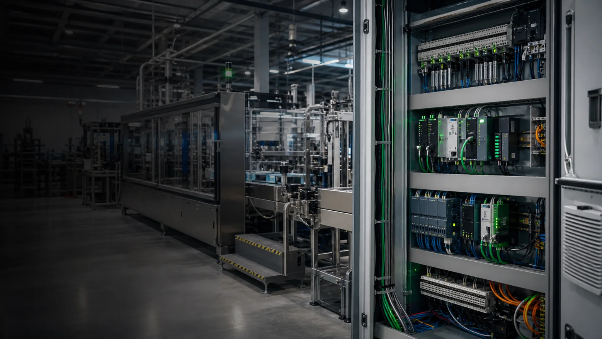 Industrial Control and Network Infrastructure in a Manufacturing Facility