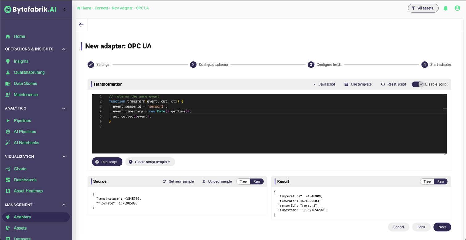 IoT Data Hub Übersicht